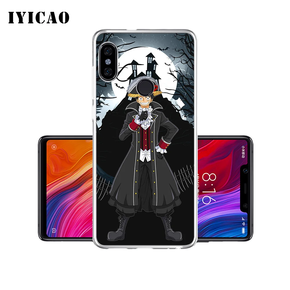 Мягкий силиконовый чехол для телефона IYICAO One piece Luffy Xiaomi Mi 9 8 SE 6 A1 A2 Lite F1 MIX2S MIX3 из