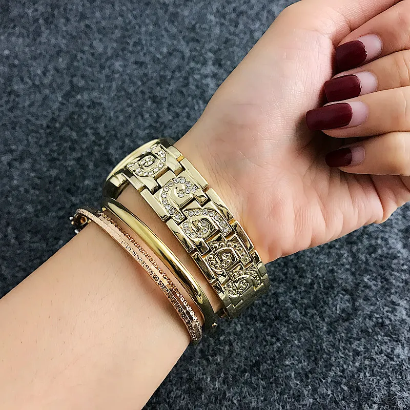 Новое поступление женские новые Женева Дамы Кварцевые Подарки для девушки