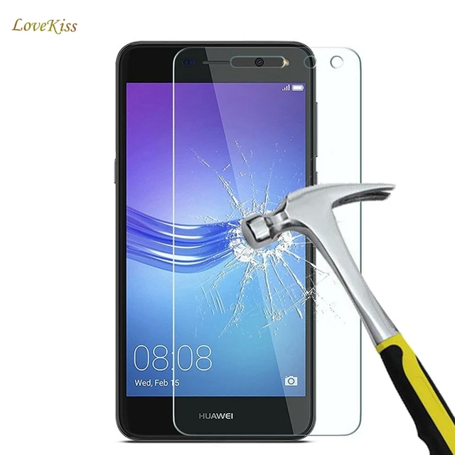 Закаленное стекло премиум класса 2.5D 9H для Huawei Y5 Y6 Y7 2017 Защита экрана prime 2018