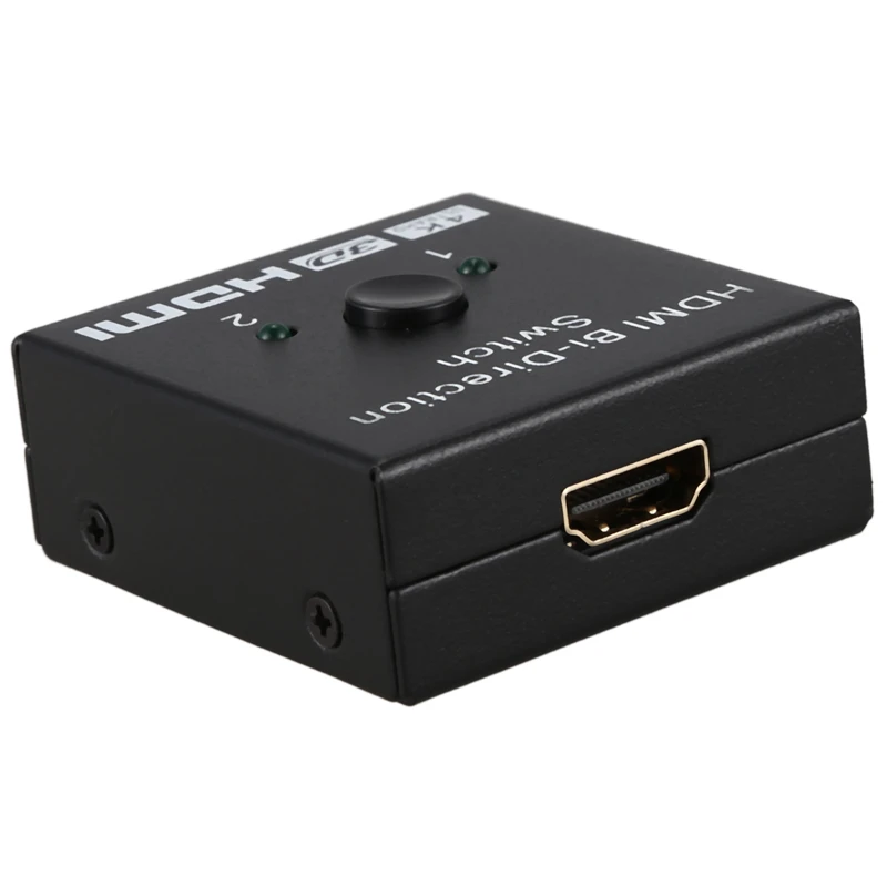 HDMI Switcher 2 порта двусторонний ручной переключатель 2x1/1x2 Hub HDCP сквозной Sup порты Ultra HD
