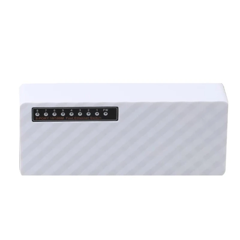 Камер Мгновенной Печати mini 8 портовый коммутатор для высокоскоростной сети Ethernet сетевой коммутатор gigabit 100 Мбит порт lan переключатель концентратора HUB Ethernet 8 портов полный или полудуплекс обмена