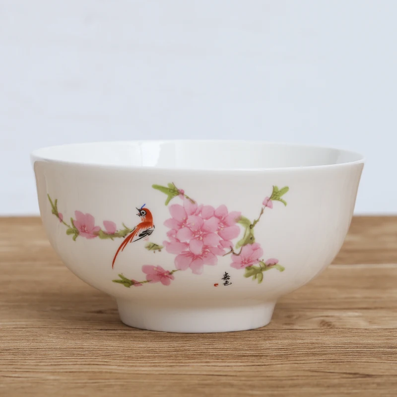 5 дюймовая керамическая миска Цзиндэчжэнь для лапши китайский костяной фарфор