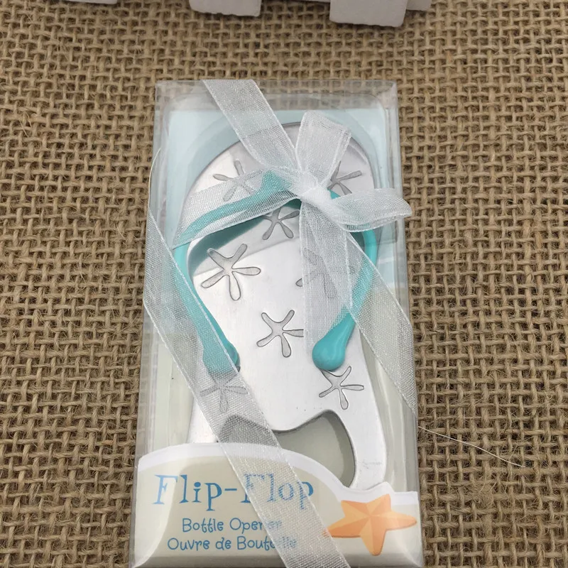 Флип-флоп открывалка для бутылок вина с дизайном морской звезды 40 шт. свадебный
