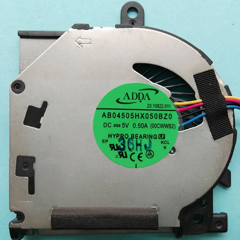 Совершенно новый и оригинальный вентилятор ЦП для ADDA AB04505HX050BZ0 00CWWB2 охлаждения