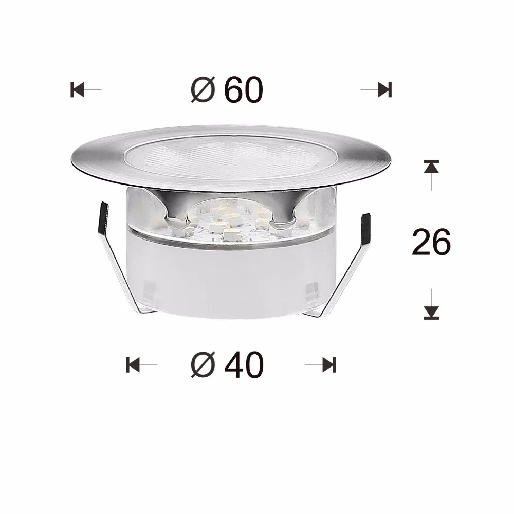Фото Sturdy Waterproof Best Outdoor Lights for Patio Recessed Led Deck Lighting Floor Lamp Design Step Room Decor 6pcs/set B108-6 №4