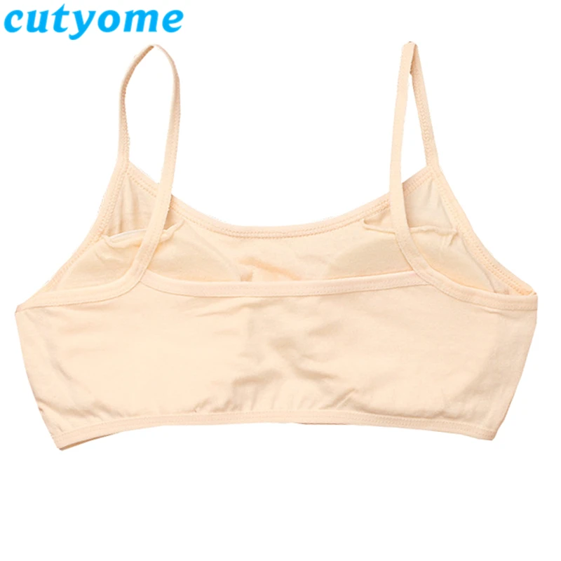 Cutyome/5 шт./лот бюстгальтер для девочек подростков детское нижнее белье однотонные