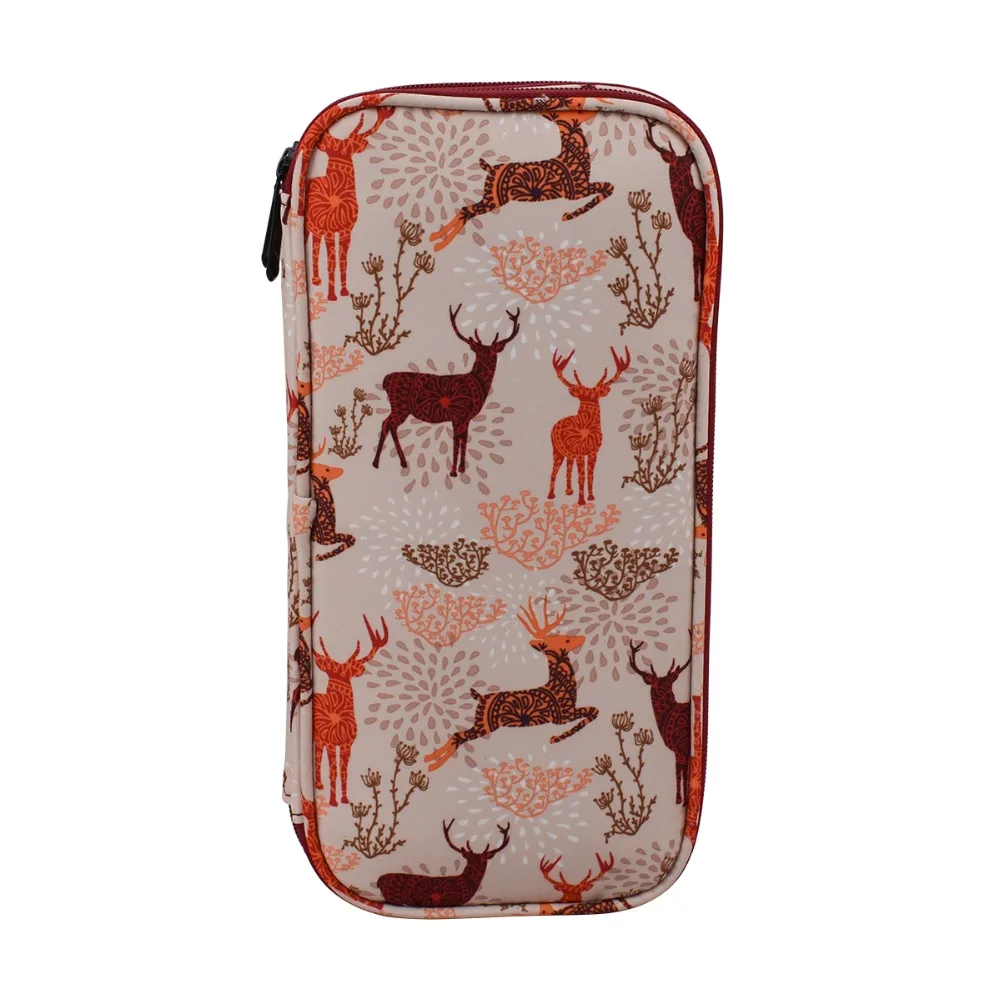 

New Big Capacity Empty Crochet Hook Pouch Knitting Needles Kit Organizer Bag Sewing Needles Scissors Ruler Sewing Accessory Case