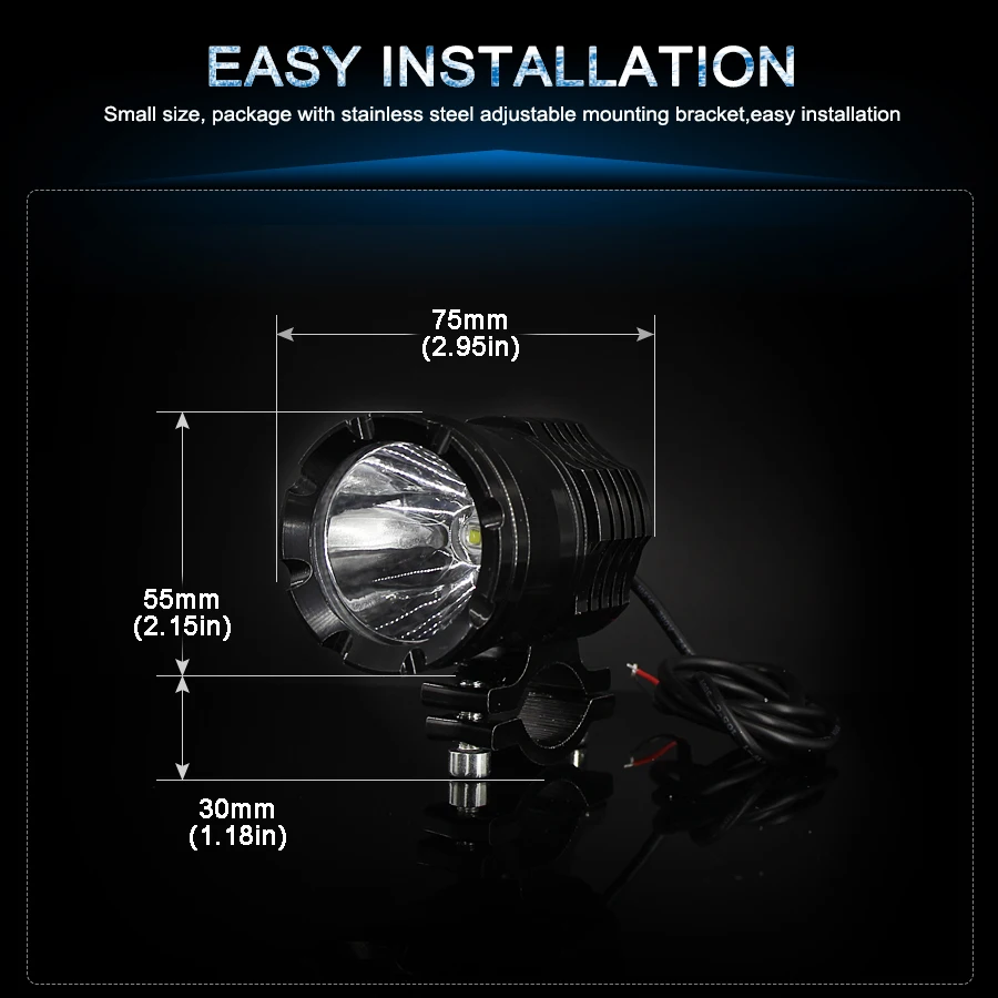 2 шт. светодиодные лампы для мотоциклетных фар Suzuki /Honda/Yamaha/kawasaki/Benelli/BMW /PIAGGIO|light