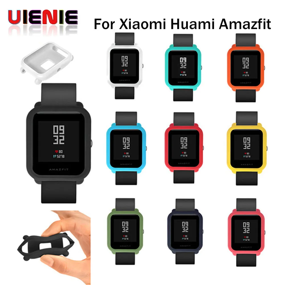 Силиконовый защитный чехол для смарт часов Huami Amazfit Bip|Защита экрана| |