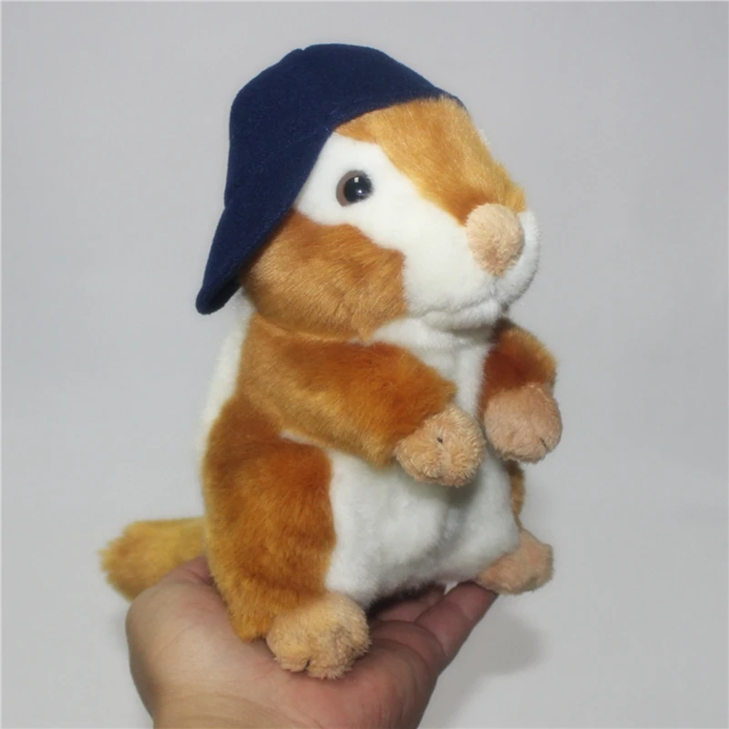 Kawaii модные реалистичные животные chipmunk плюшевые куклы мини Золотая игрушка белка