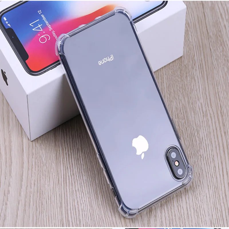 Роскошный ударопрочный бампер для iPhone X 6 S 7 8 Plus чехол телефона XS Max XR 5S 5 SE
