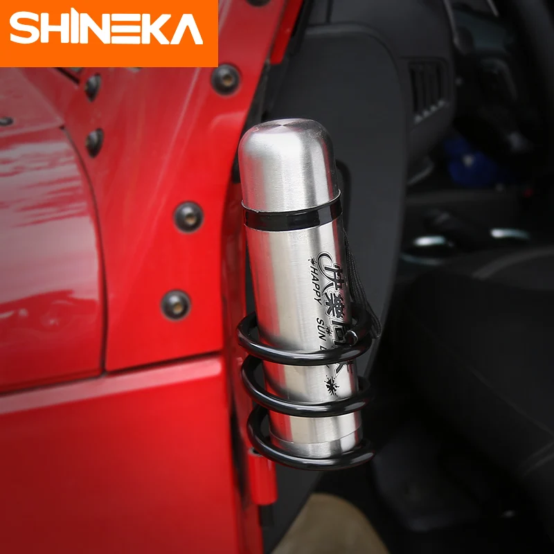 Автомобильная Боковая дверь SHINEKA металлический держатель для стакана воды