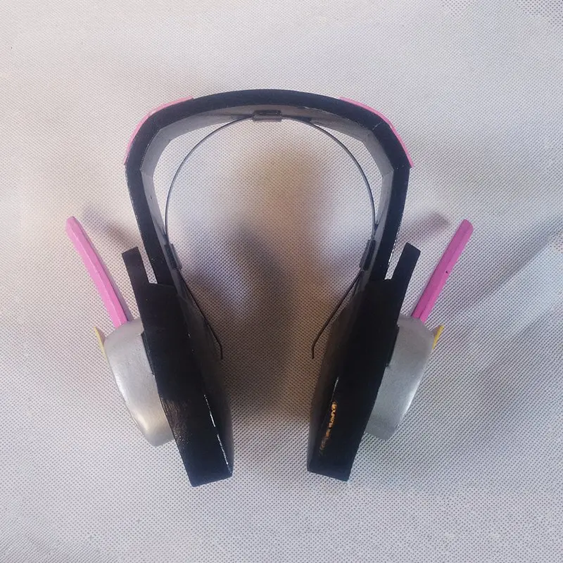 Headphones Игра D. va гарнитура для косплея HANNA Song розовый DVA наушники для Хэллоуина Partty большое событие выставка оружие D.V.A - Цвет: Headphones