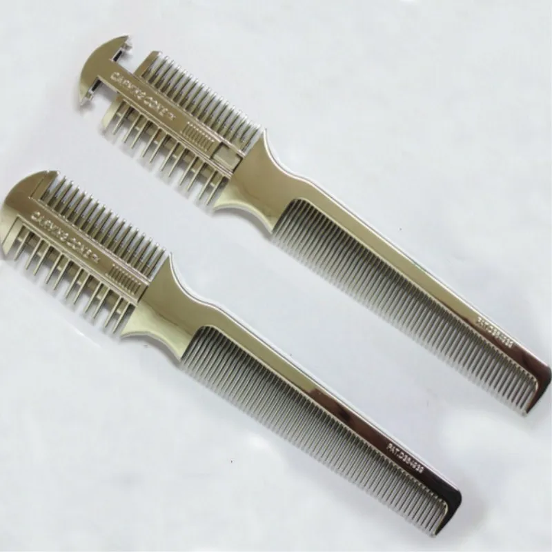 1 шт. расческа для стрижки волос с лезвиями|hair razor comb|razor combthinning comb |