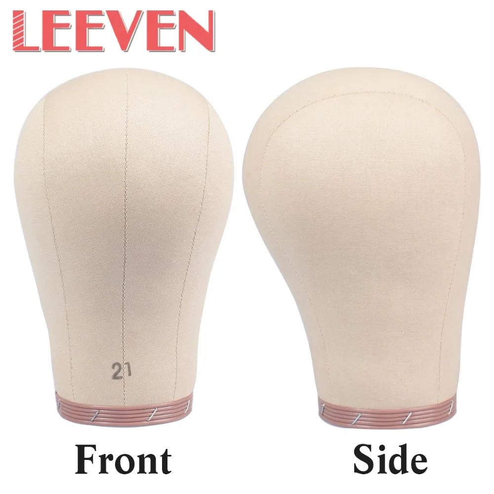 Leeven 2" 22" 2" пробковый холст блок голова парик делая голову утка/голова-манекен для парика манекен холст голова пробка внутри бесплатные подарки