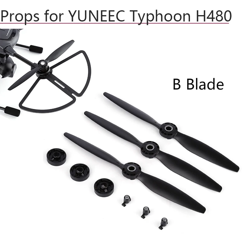 3 шт. лопасти быстросъемный Пропеллер для YUNEEC Typhoon H480 камера дрона запасные части