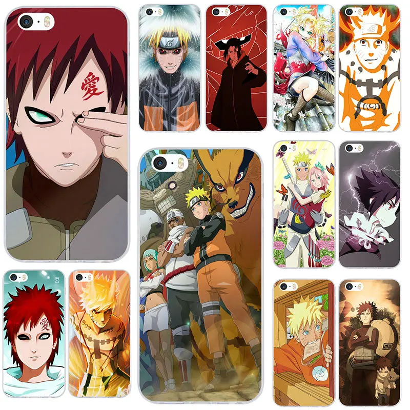 Горячее Аниме Наруто мягкие ТПУ Силиконовые чехлы для мобильных телефонов Чехол