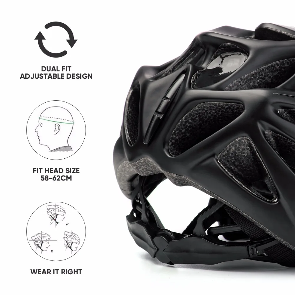 KINGBIKE 58 62 см велосипедный шлем для женщин и мужчин MTB велосипед горной дороги