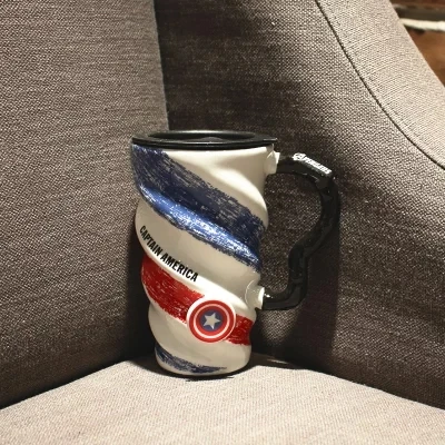 Креативная Личная керамическая чашка с крышкой кружки большой емкости для дома