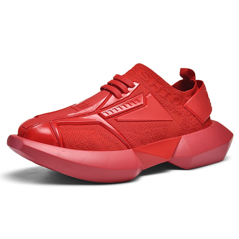 

2019 New Thick Sole Sneakers Men Outdoor Walking Sport Jogging Shoes Lightweight Running Shoes for Men Gym Sneakers Size 39-44