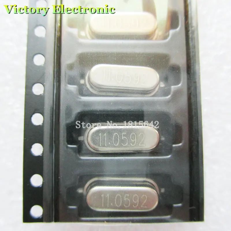 10 шт./лот кристаллический осциллятор SMD Кристаллический Резонатор 11 0592 МГц м 49 с
