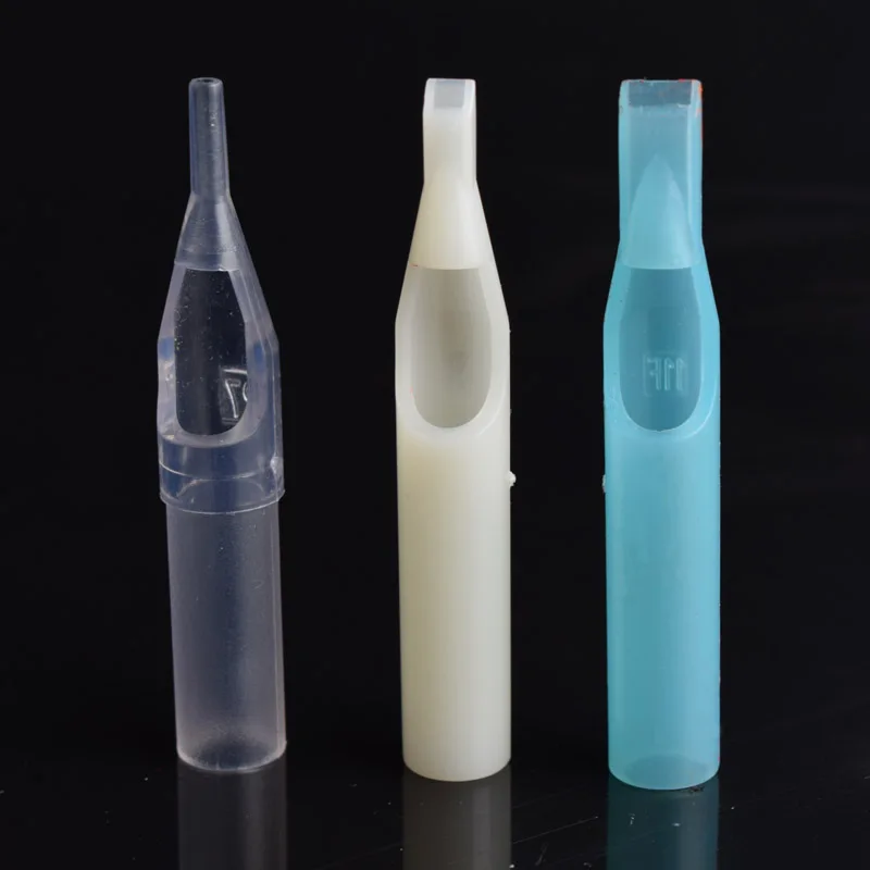 

100pcs/set RM Needles With Tips Set 50pcs Tattoo Needle+50pcs Disposable Clear Tips For Body Art Tattoo Machine