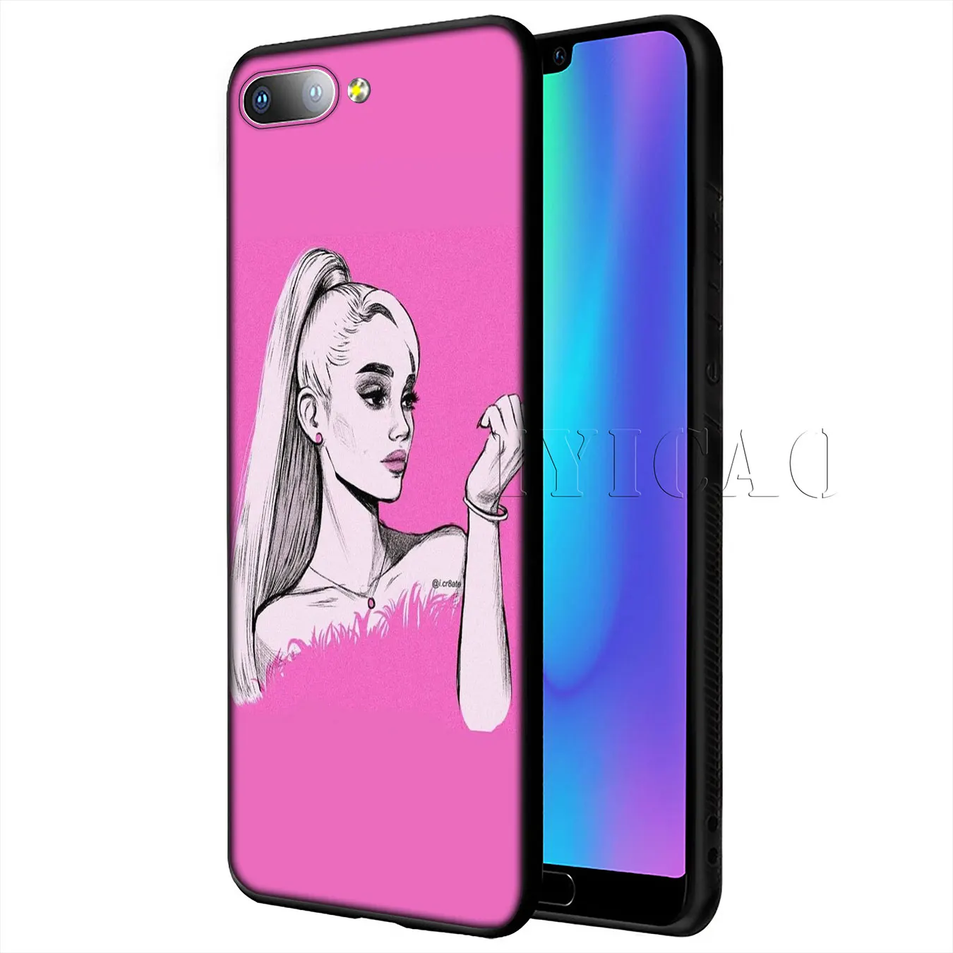 Пикантные ультратонкие Чехлы Ariana Grande для Huawei Y9 Y7 Y6 Prime 2019 Honor 20 8C 8X 8 9 9X 10 Lite 7C 7X 7A Pro |