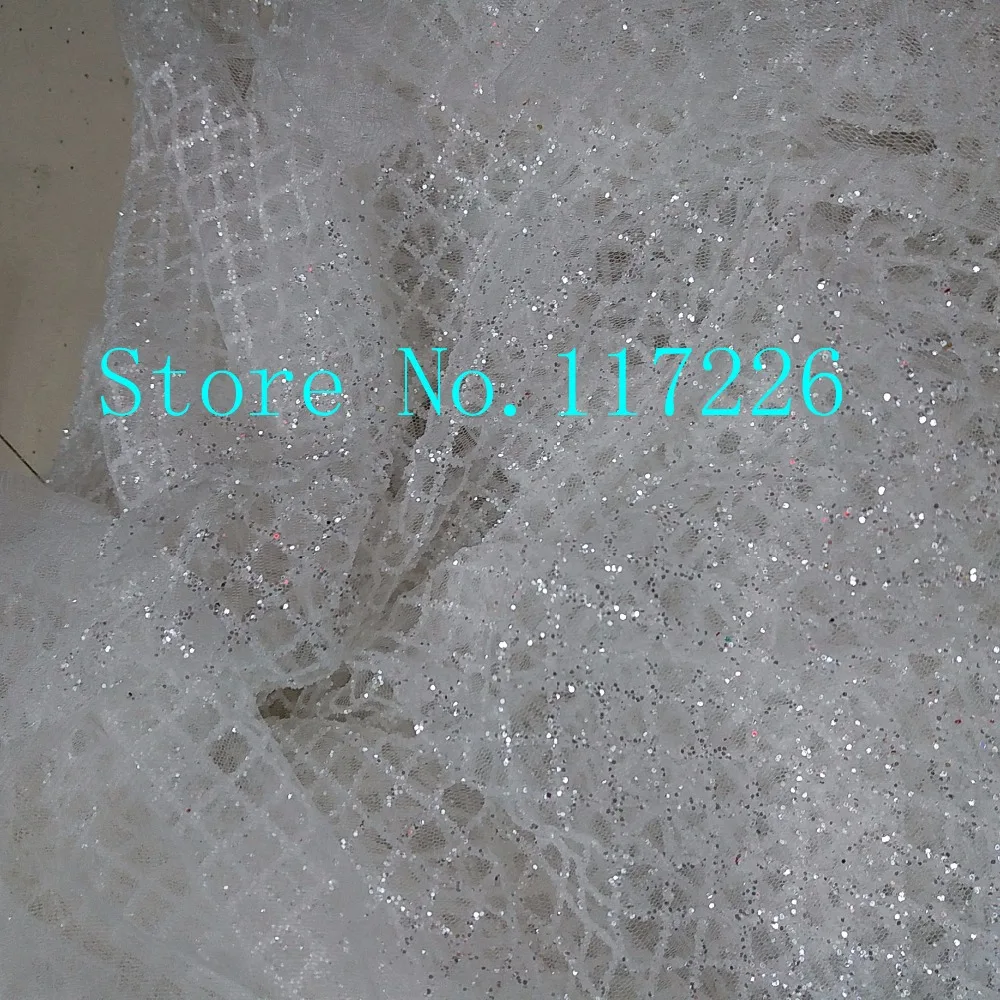 Лидер продаж африканская фатиновая сетчатая ткань с блестками блестящая JRB 11659