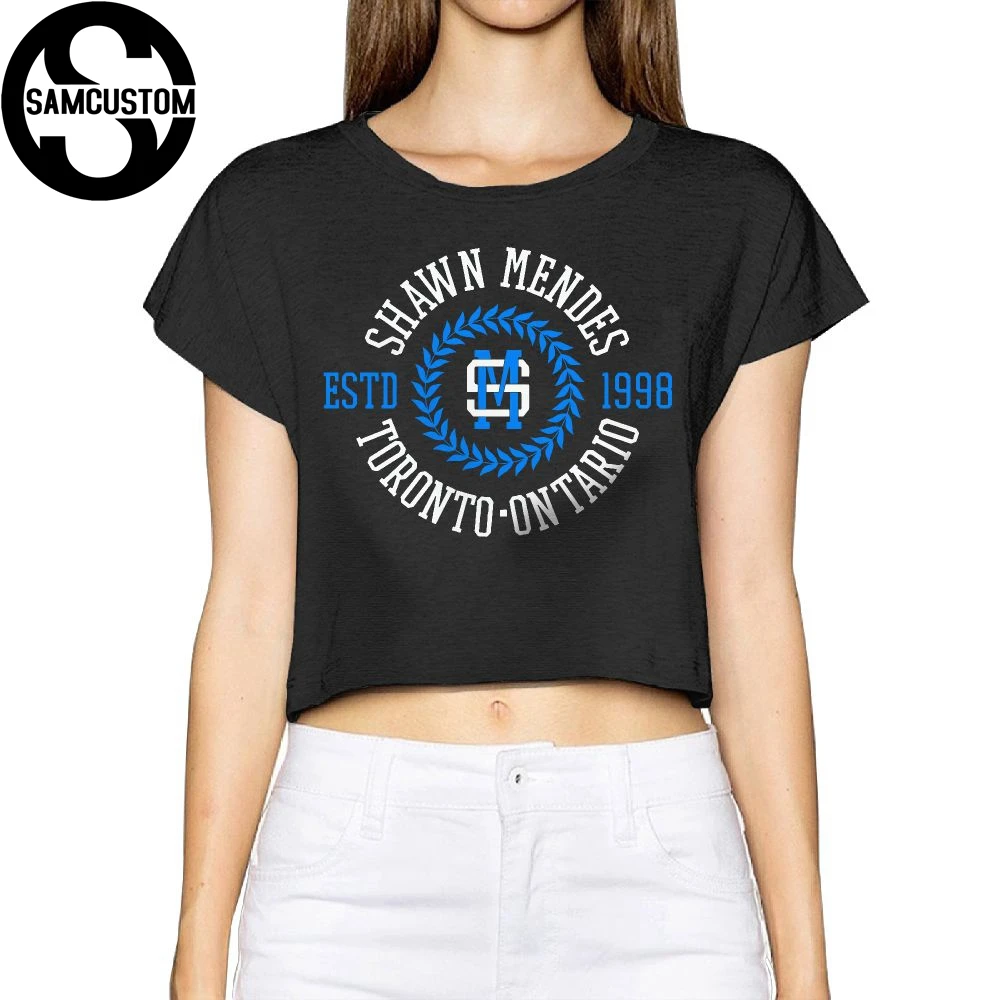 SAMCUSTOM Camisetas настоящая короткая Новинка Shawn Mendes 3D летняя модная уличная футболка