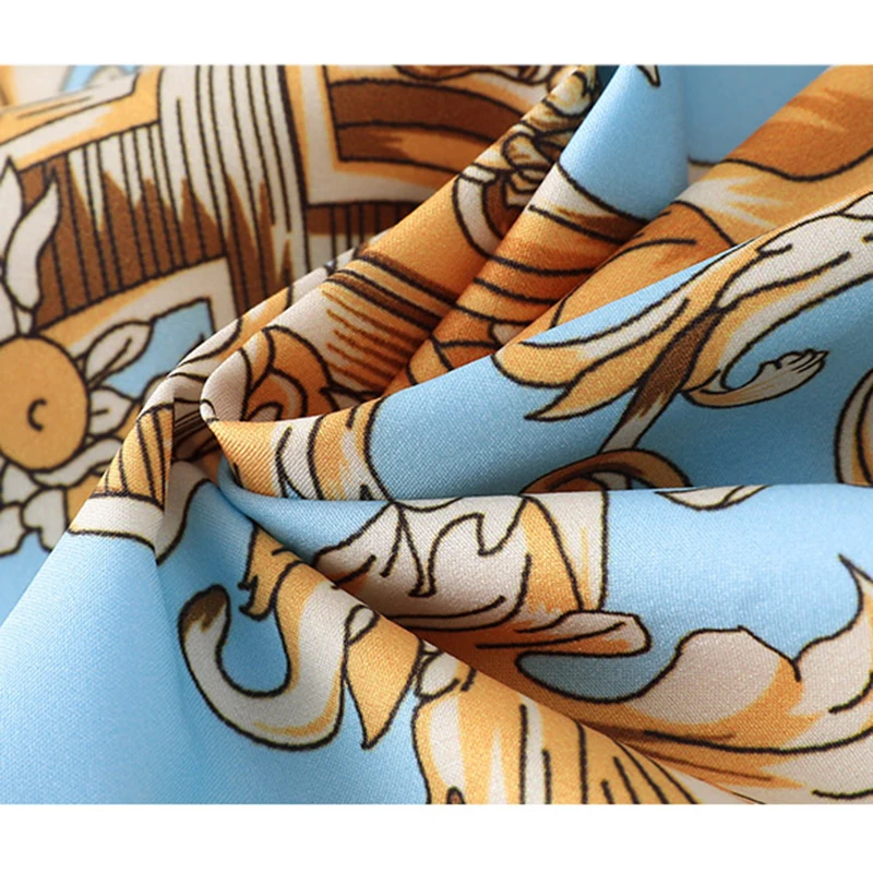 Возможно U рукаовов, народный костюм отложной воротник, из кусков, с рисунком, в Имперском стиле, с коротким рукавом платье до колен на молнии; платье трапециевидной формы летние D1643