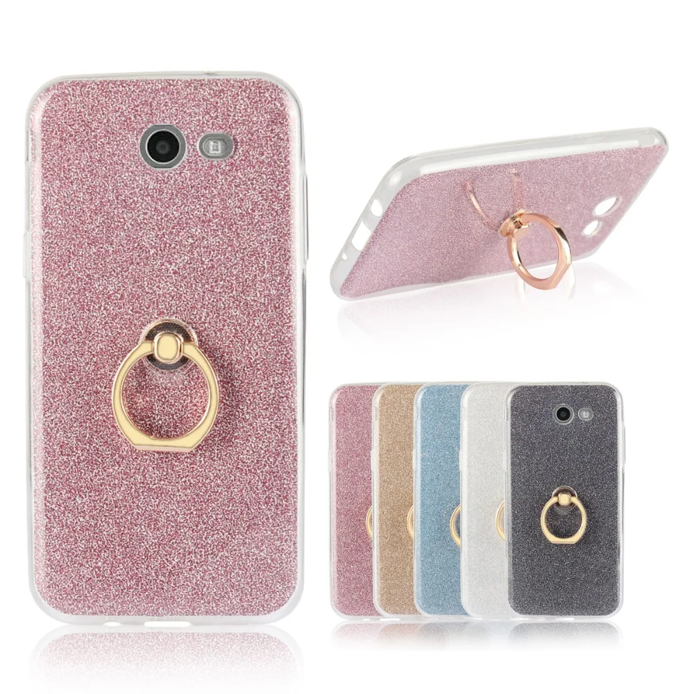 HENGDASHENG Phone Case For Samsung Galaxy J5 2017 Anti-fall finger ring mobile phone protective case |
