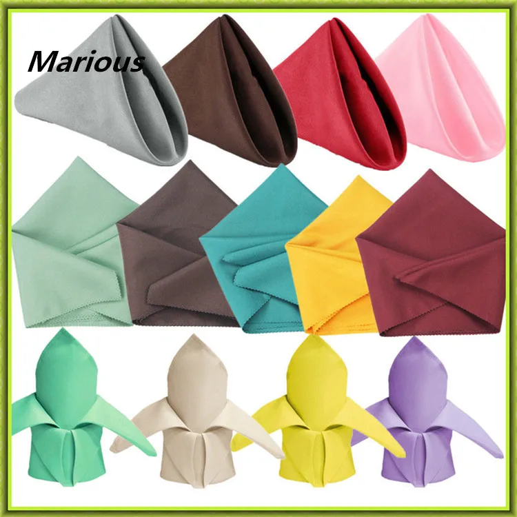 Marious брендовые свадебные салфетки для стола из полиэстера дешевые настольные 100