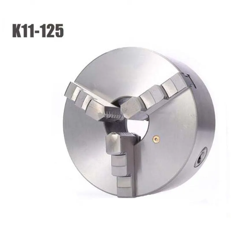 Патрон токарный 3-кулачковый K11-125/125 мм/патрон для токарного станка с ручным