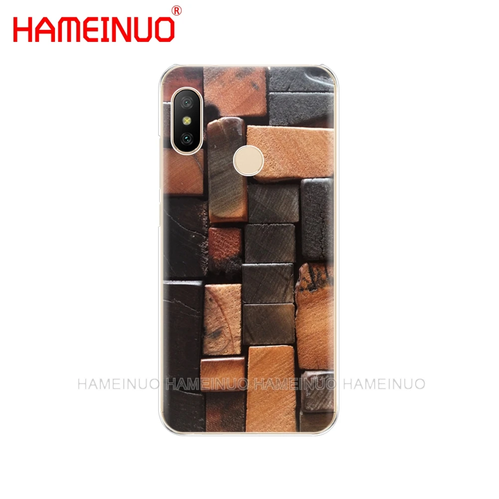 Текстурный чехол HAMEINUO в деревянном стиле для Xiaomi Mi 8 se A2 lite redmi 6 6a pro note PRO pocophone F1