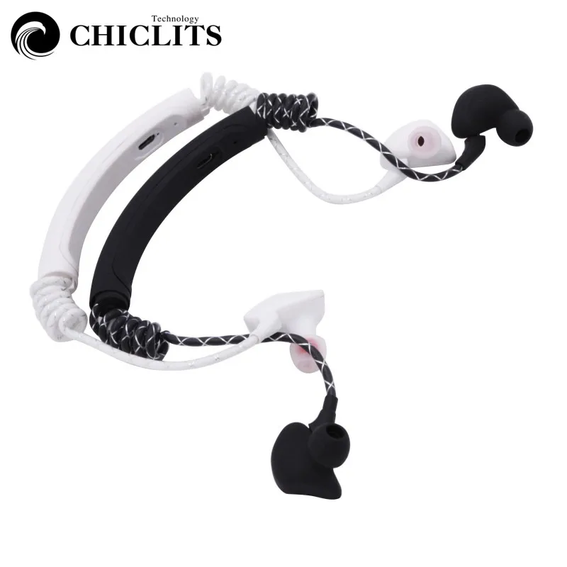 CHICLITS Bluetooth 4.1 Earphones M12 Wireless Waterproof Bone Conduction Earphone Bass Stereo Headset With Mic For Xiaomi iPhone |