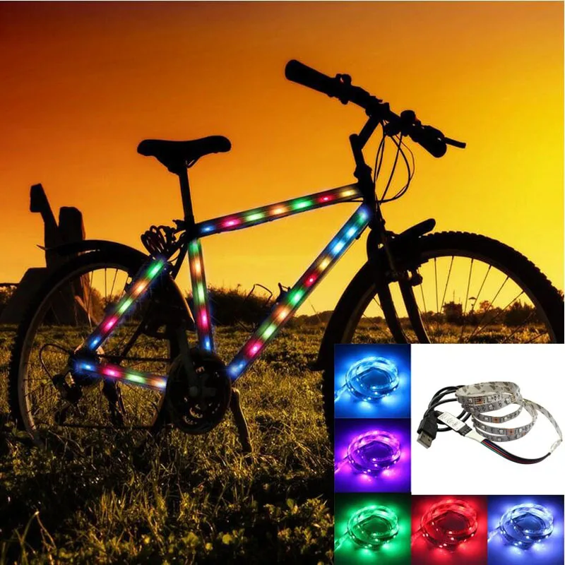 СВЕТОДИОДНАЯ лента SMD 3528 RGB 0 5 м DC5V 60 ⑤ LED USB свет ТВ фон фоторамка Рождественская