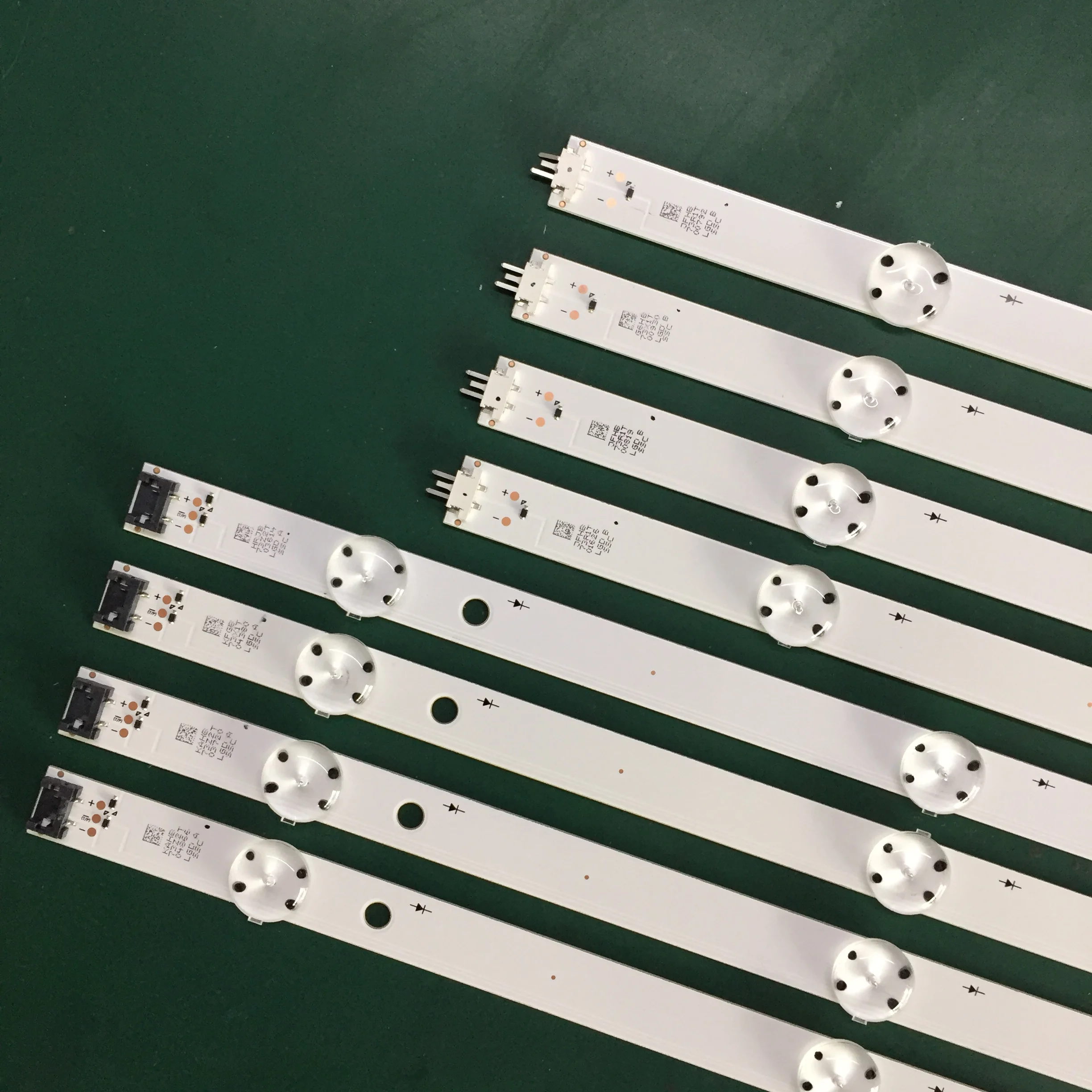 Новый комплект 6 шт. светодиодный подсветка полосы для LG 43LH5700 43LH51_FHD_A 43LH51_FHD_B