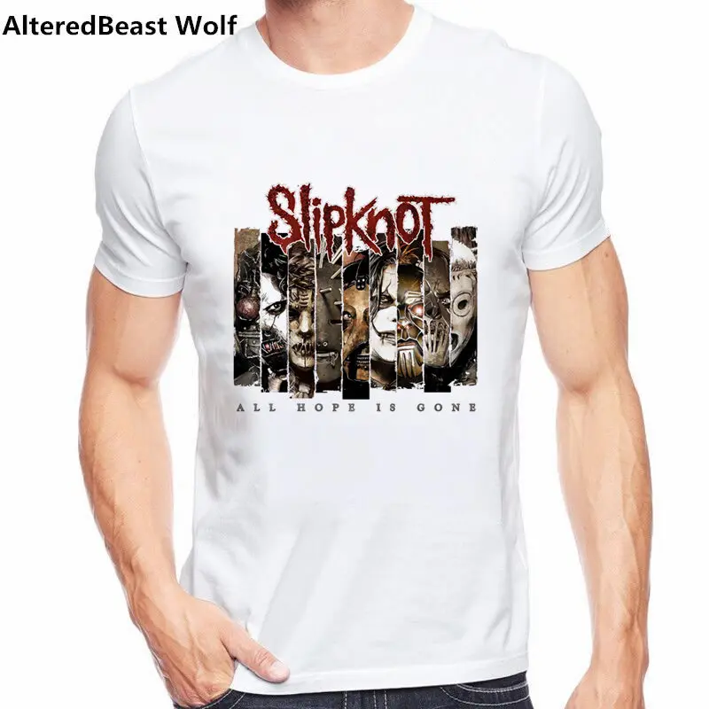 Мужская футболка с принтом Slipknot ALL HOPE IS GONE модная повседневная в стиле Харадзюку
