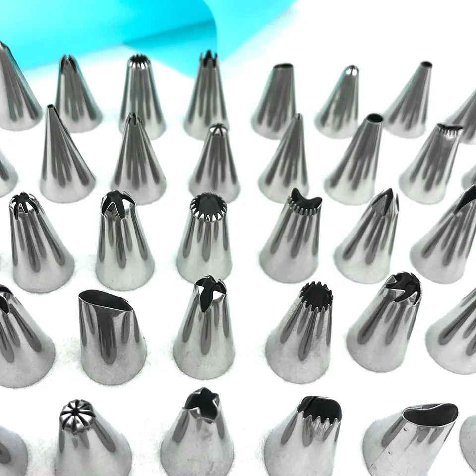 Доступные наборы насадок 50 шт./компл. 48 для обледенения + кондитерский пакет крема