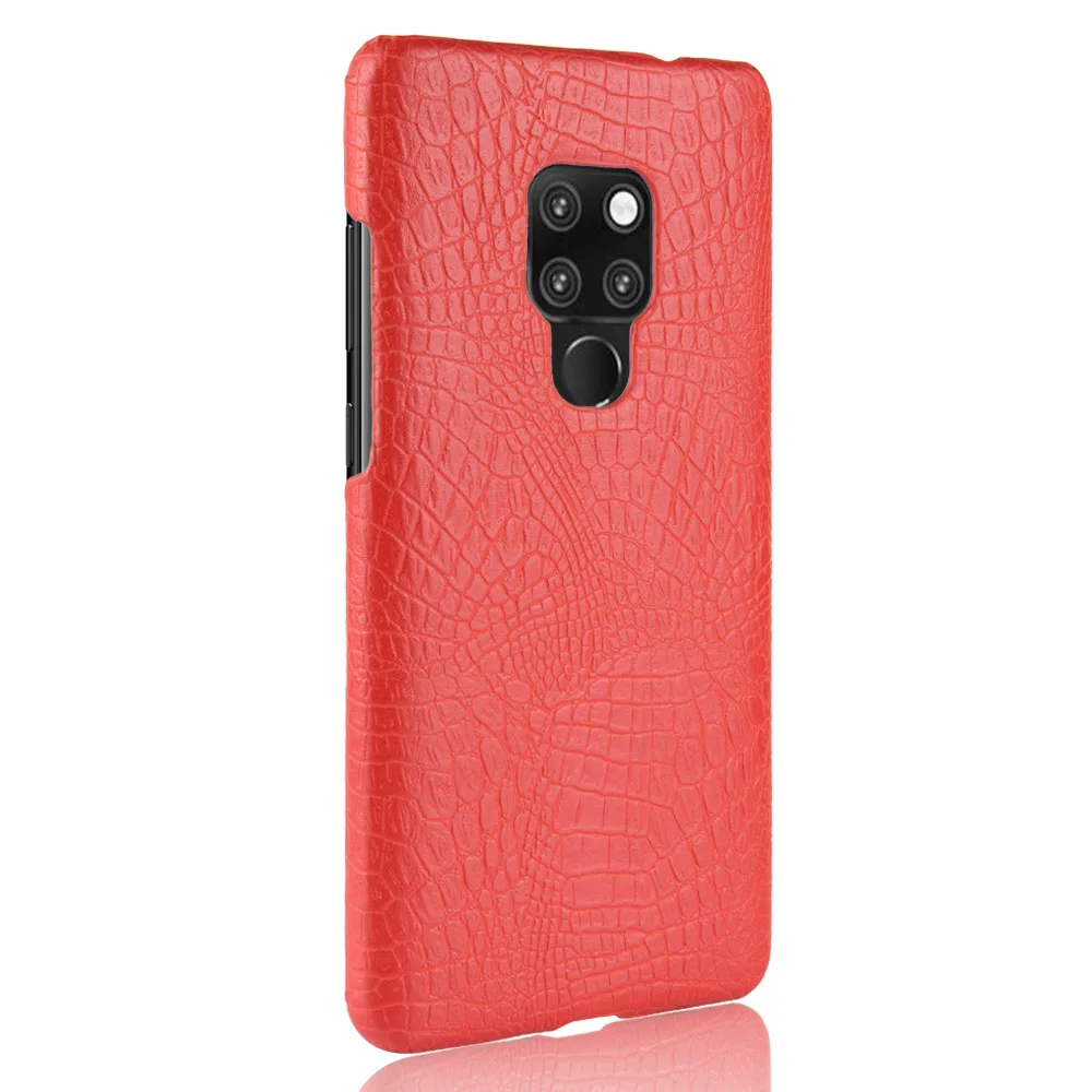 Жесткий чехол из искусственной кожи с текстурой крокодиловой кожи для huawei mate 20X20 pro 20lite 2 9lite pro 8 10lite mate SE 9 mate 7 mini