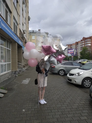 10 шт. 2 3 г розовые белые 8 прозрачные воздушные шары латексные гелиевые