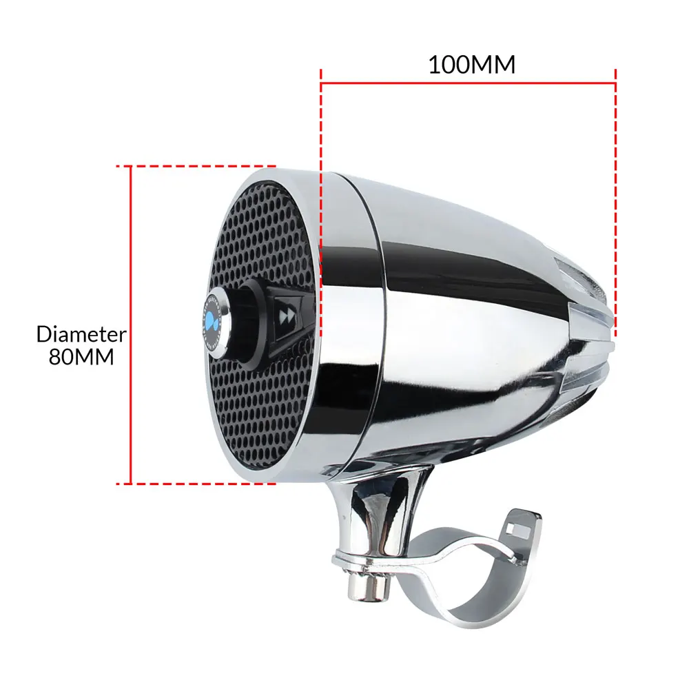 Lexin S3 " 50 Вт MP3 музыкальный аудио плеер Bluetooth колонки для мотоцикла водонепроницаемый портативный стерео с fm-радио тюнер