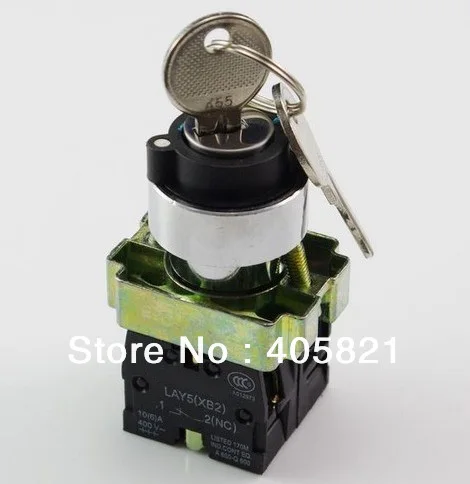 1N/O + 1N/C 2 позиционных ключа поддерживается Выбор переключателя XB2BG45C отверстие 22