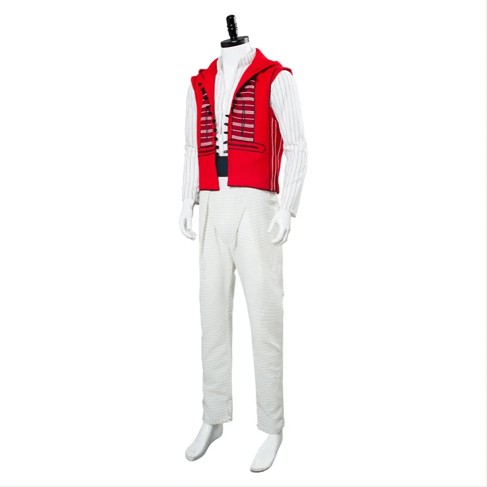 2019 Movie Aladdin Costume Cosplay Adult Outfit Full Suit Halloween Carnival Costumes | Тематическая одежда и униформа