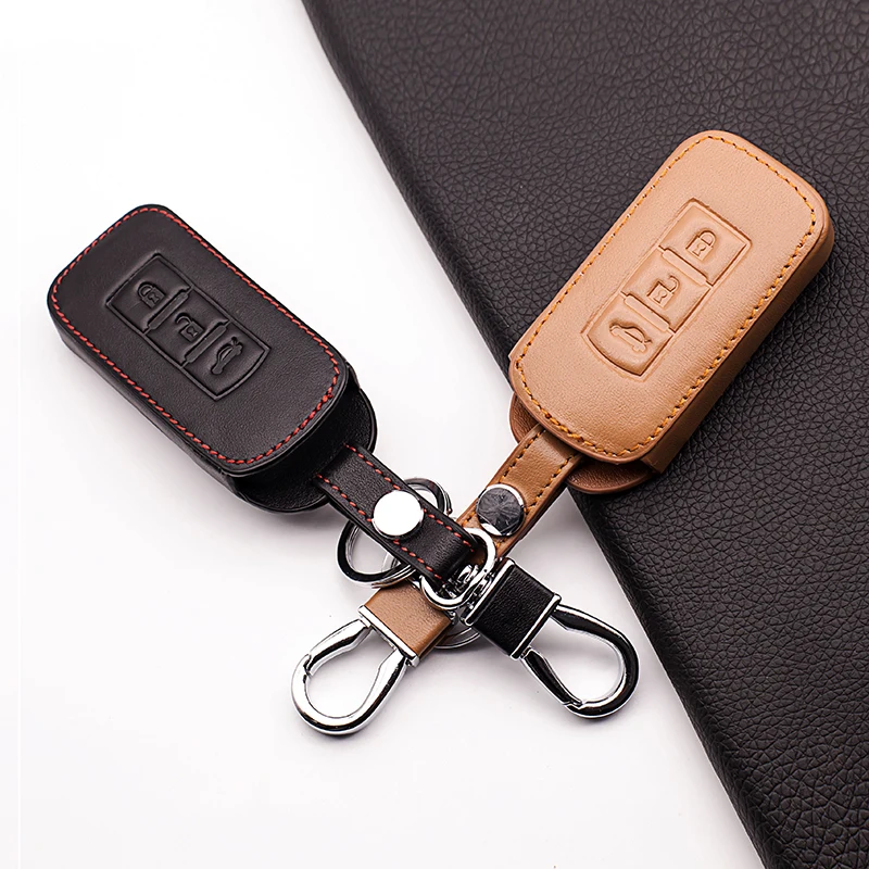 100% кожаный чехол для ключей новейший Mitsubishi ASX expansion movement 3 кнопки smart key