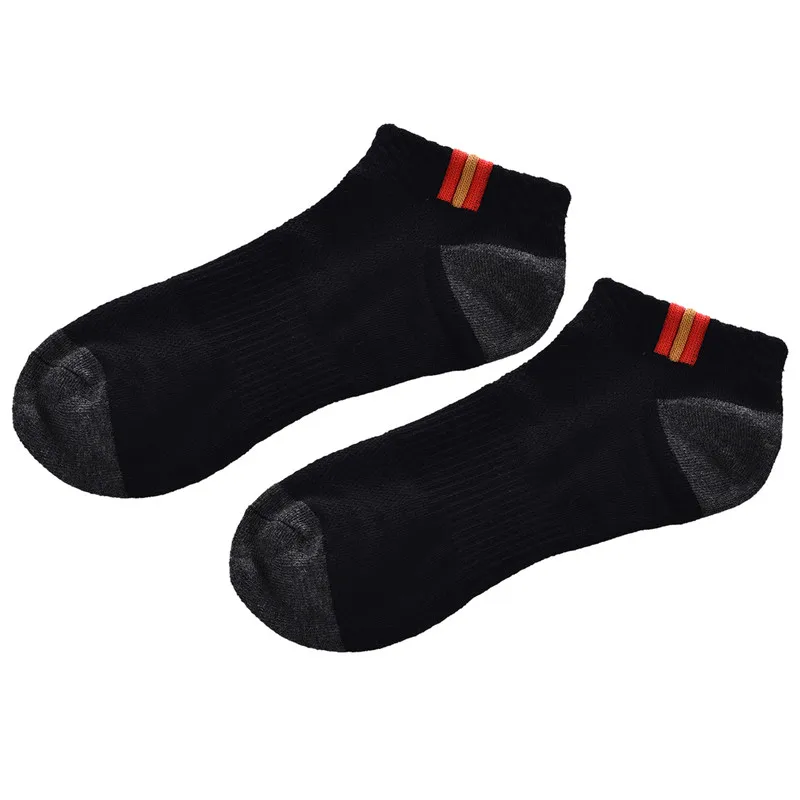 SKCOSOCKS, высокое качество, Бамбуковые мужские носки, повседневные, дышащие, в полоску, деловые, короткие носки, хлопок, Meias Chaussette Homme, 5 пар
