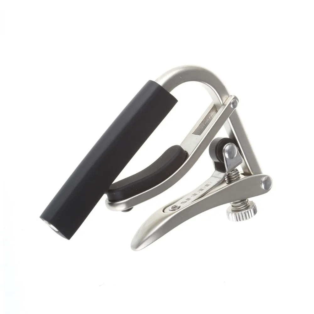 Shubb C1n Capo для акустики и электрики Стальная Струнная Гитара, матовый никель