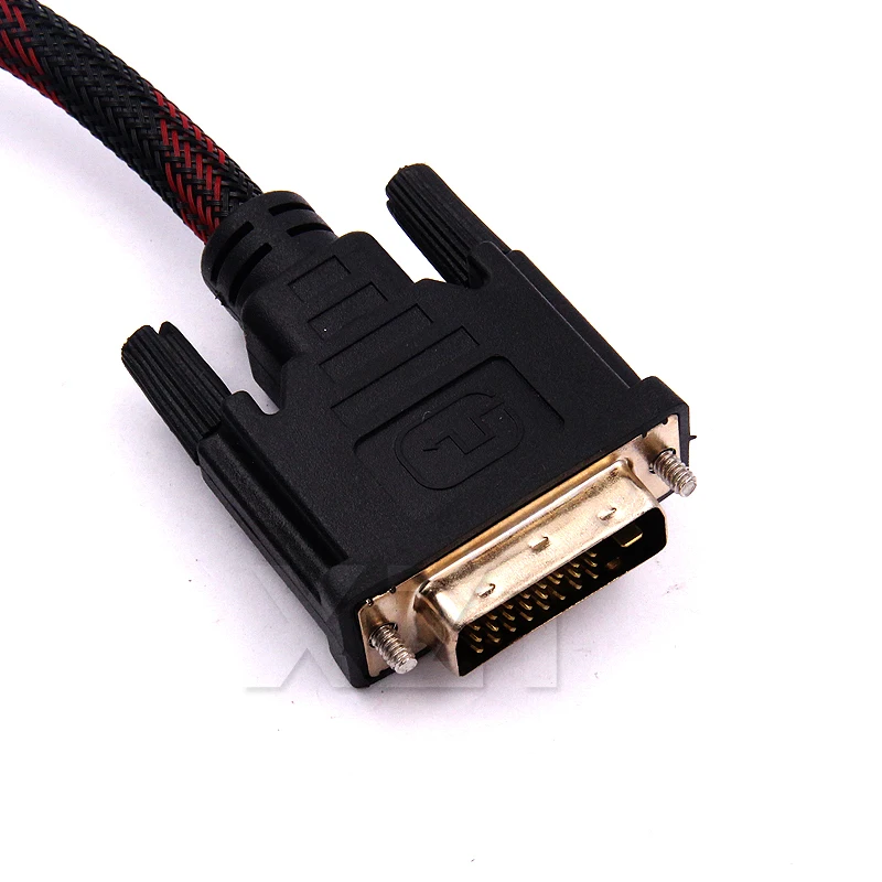 PZ 2 шт. кабель DVI-DVI Женский 24 + 1 контактный штекер-штекер M/M сигнал позолоченное