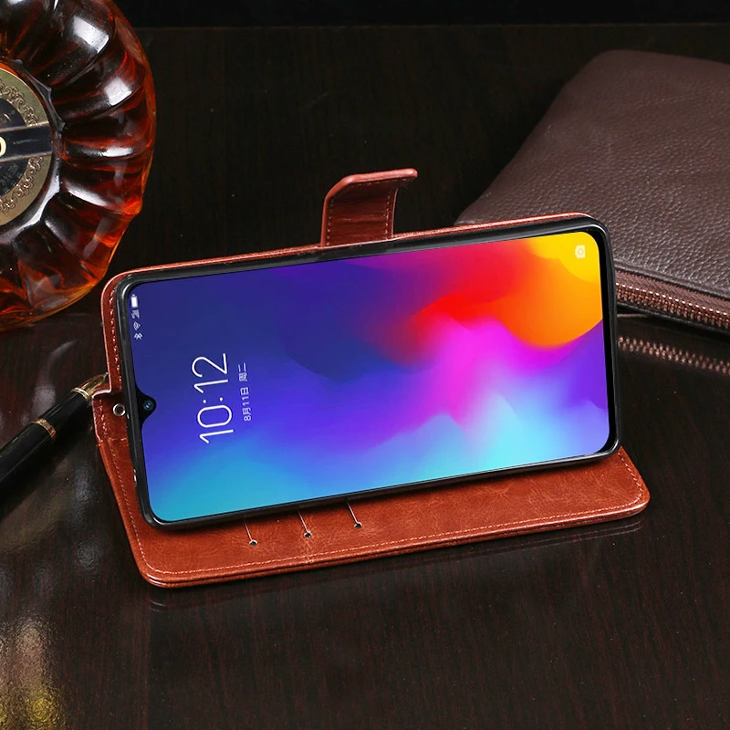 Чехол-книжка для Lenovo Z6 Lite кожаный деловой Чехол-бумажник телефона L38111 чехол
