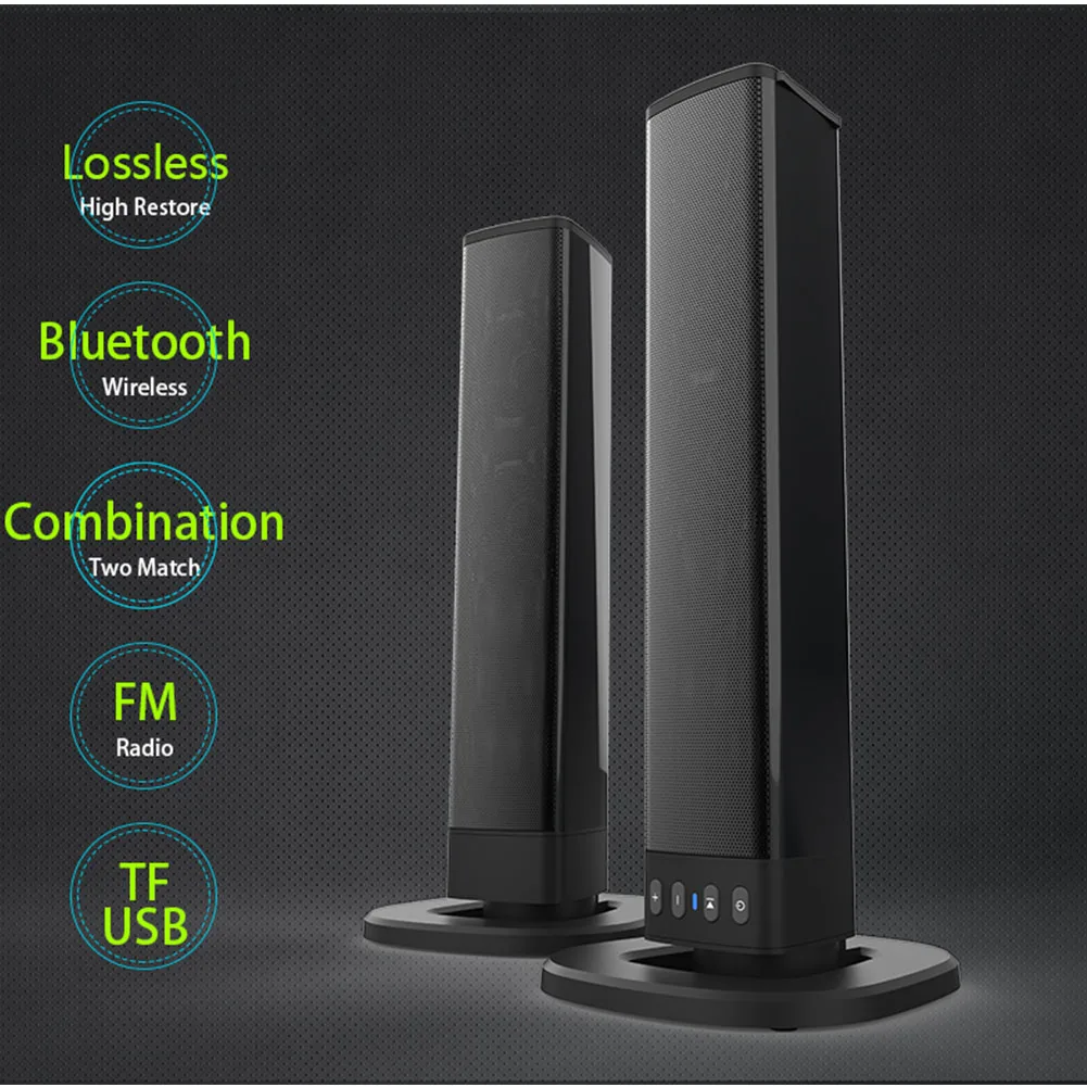 ПВХ театральная Поддержка TF карта складной электрический Bluetooth динамик стерео